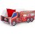 Feuerwehrauto Bett - rot + Verkehrsmatte