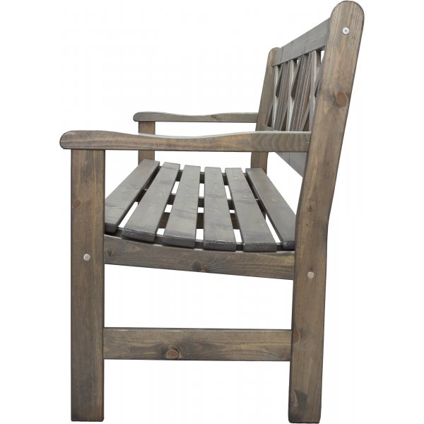 Bollns Gartenbank 3-Sitzer - Grau + Textilreinigung fr Mbel