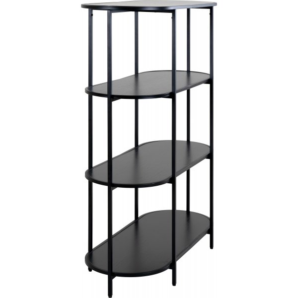 Weies Regal - Schwarz