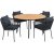 Cleveland Outdoor-Essgruppe - Grau/Schwarz/Teak