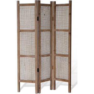Raumteiler Paris - Braun / Rattan