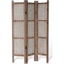 Raumteiler Paris - Braun / Rattan