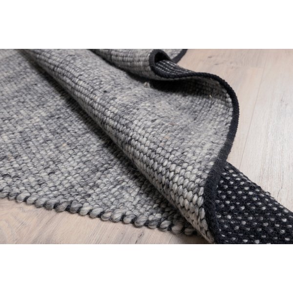 Wollteppich Allison - Silberfarbene Wolle Wollteppich Allison - Silberfarbene Wolle