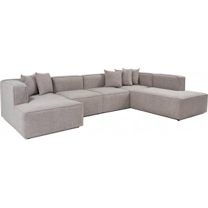 Mehr U-Sofa - Mocca