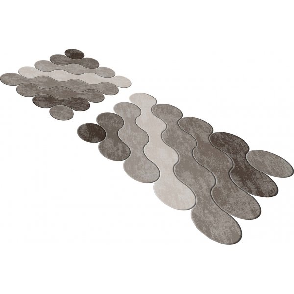 Badematte Dots - Braun