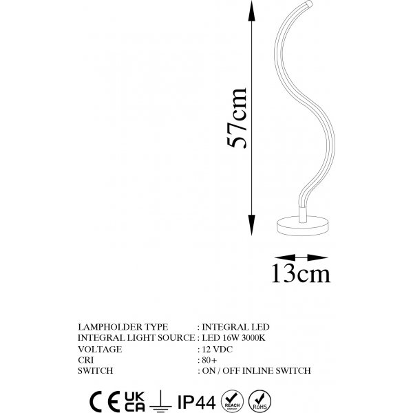 Yalla Tischlampe - Gold