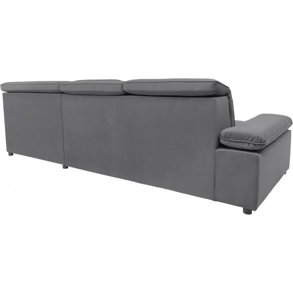 Darby Ecksofa rechts - Grau