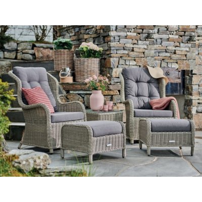 Tyres Lounge-Set - Graues synthetisches Rattan