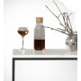 Poly-Couchtisch 75 x 75 cm - Wei/Schwarz