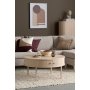 Slide Couchtisch 90 cm - Wei pigmentierte Eiche
