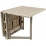 Salt Klapptisch 140 cm - Graues Teakholz
