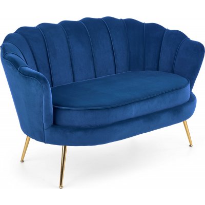 Aromati 2-Sitzer-Sofa - Blau/Gold