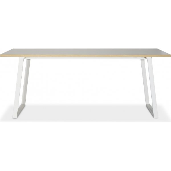 Edge Esstisch 190x90 - Weies Hochdrucklaminat (HPL)