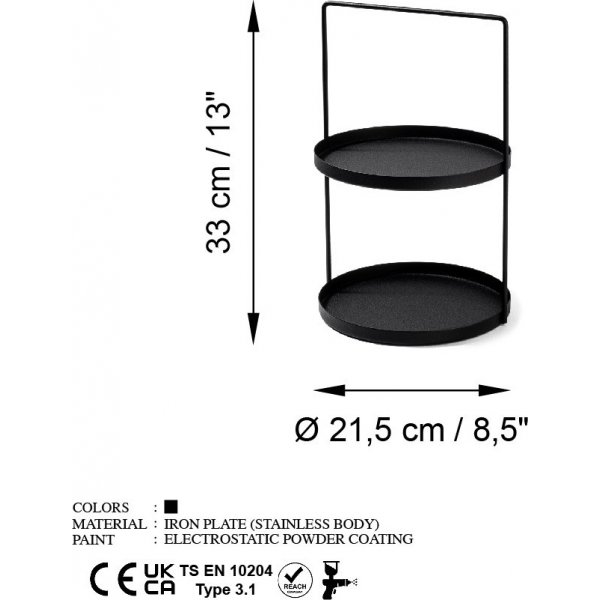 Tilos Dekoschale - Schwarz