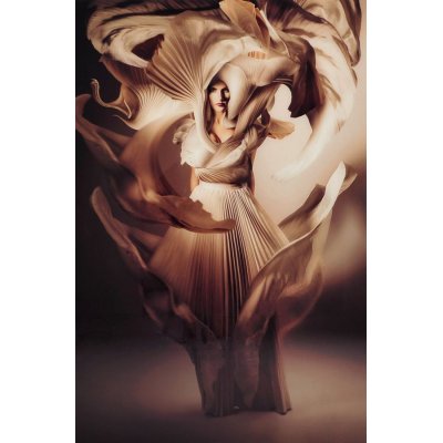 Glasmalerei - Panta Rei Blonde - 80x120 cm
