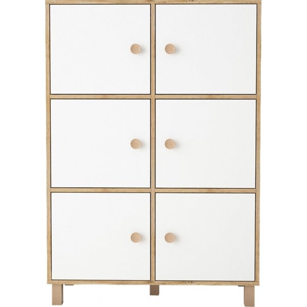 Vilamo Schrank 48 - Kiefer/weiß