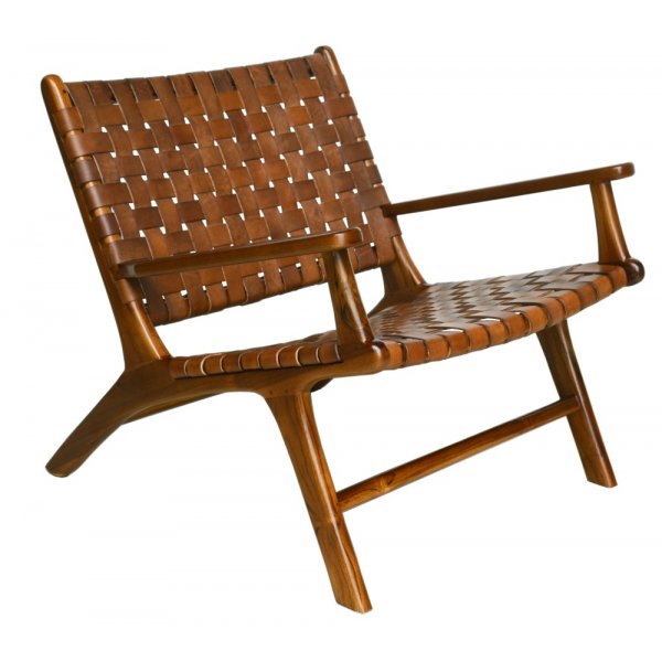 Sessel Porto 81 - Konjak / Teak