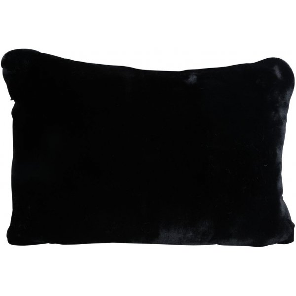 Weicher Kissenbezug 60x40 cm - Schwarz