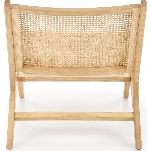 Foden Sessel - Esche/Rattan