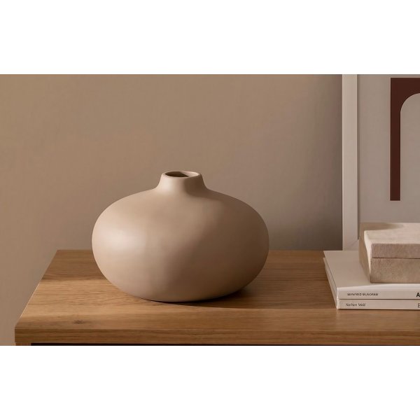 Bero Vase - Hellbraun Bero Vase - Hellbraun