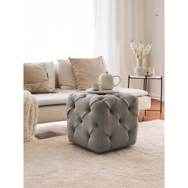 Colchester Pouf - Grau Colchester Pouf - Grau