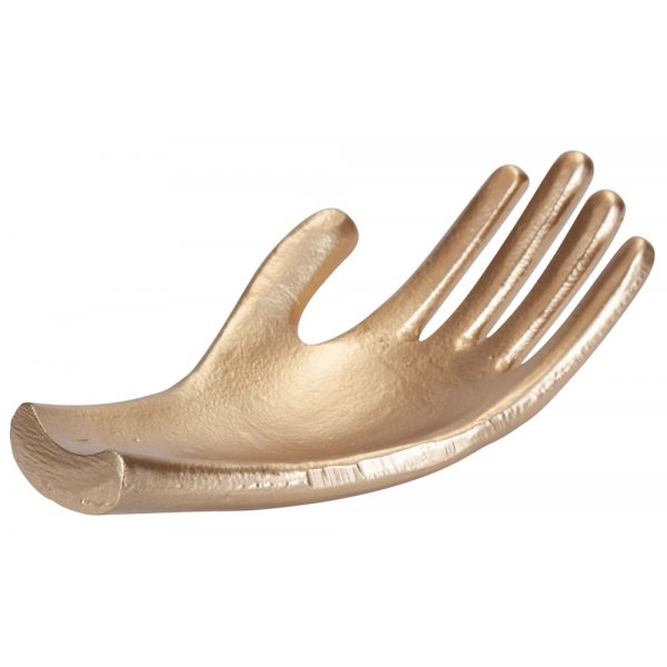 Schale Hand - goldfarben