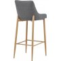 Barhocker Argon - Eichenimitation / Grau