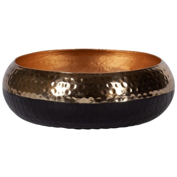 Schale Cleo klein - gold/schwarz