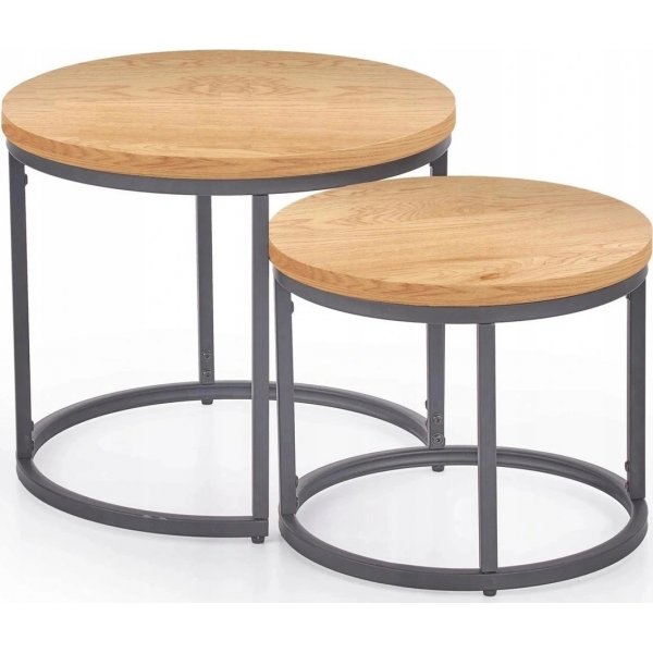 Tore Couchtisch 43/53 cm - Eiche