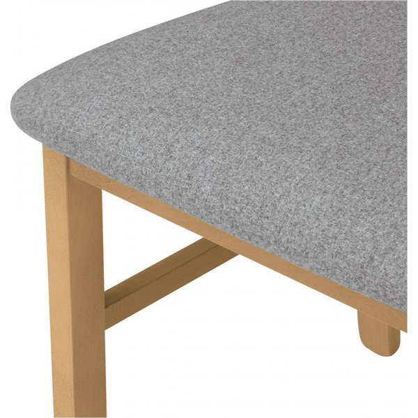 Robi Esszimmerstuhl - Grau/Eiche