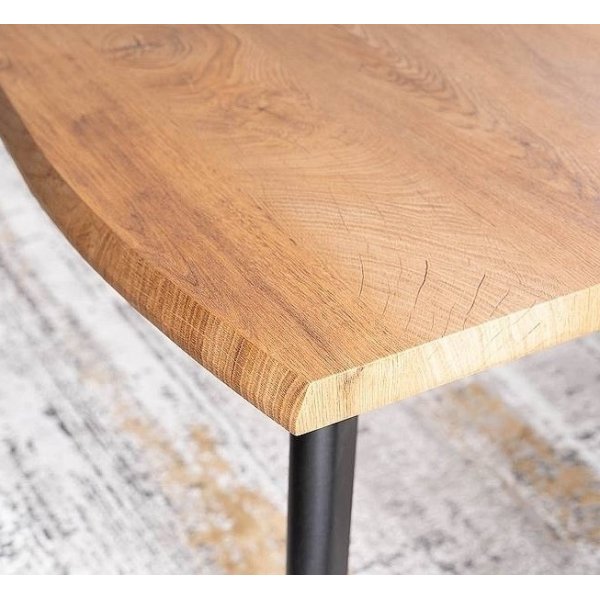 Fresno Esstisch 120-180 cm - Artisan Eiche/schwarz