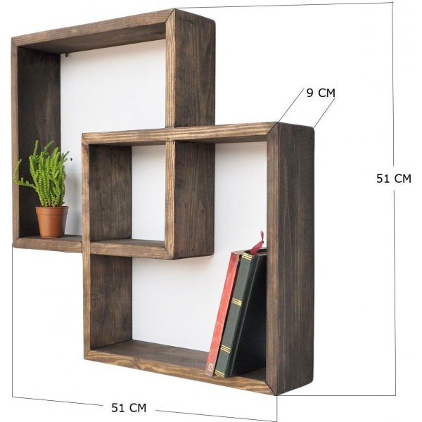 Rafa Wandregal 45 - Nussbaum