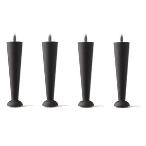 Champange Schwarze Bettbeine - 4er-Pack