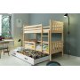 Carino Etagenbett mit Zustellbett 80 x 190 cm - Beliebige Farbe