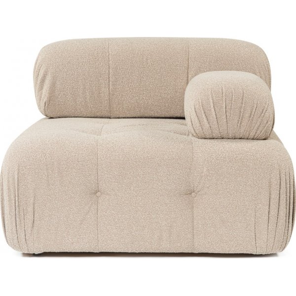 Rechtes Blanca-Modul - Dunkelbeige Rechtes Blanca-Modul - Dunkelbeige