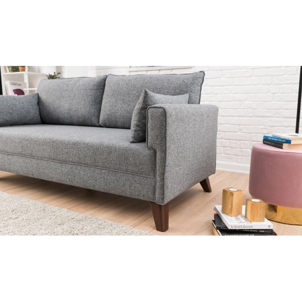 Bella 2-Sitzer-Sofa - Grau Bella 2-Sitzer-Sofa - Grau