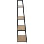 Seaford Leiterregal 77x138 cm - Eiche/schwarz