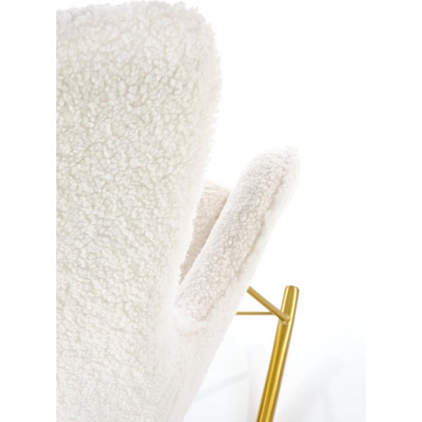 Doro Schaukelstuhl - Cremewei/Gold