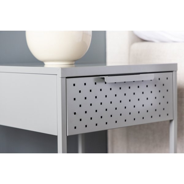 Sacramento Nachttisch - Hellgrau