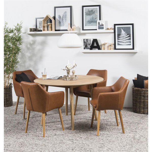 Nagano Esstisch 120 cm - Eiche