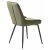 Carina-Stuhl aus olivgrnem Samt mit Rautenmuster