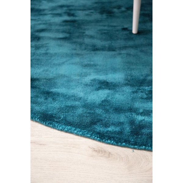 Viskoseteppich Bryan - Türkisblau Viskose Viskoseteppich Bryan - Türkisblau Viskose