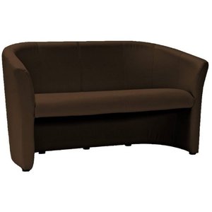 Charity 3-Sitzer-Sofa - Dunkelbraun (PU)