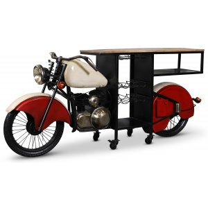 Glider Motorrad Bartisch/Theke 226 x 45,7 cm - Metall/mango Glider Motorrad Bartisch/Theke 226 x 45,7 cm - Metall/mango