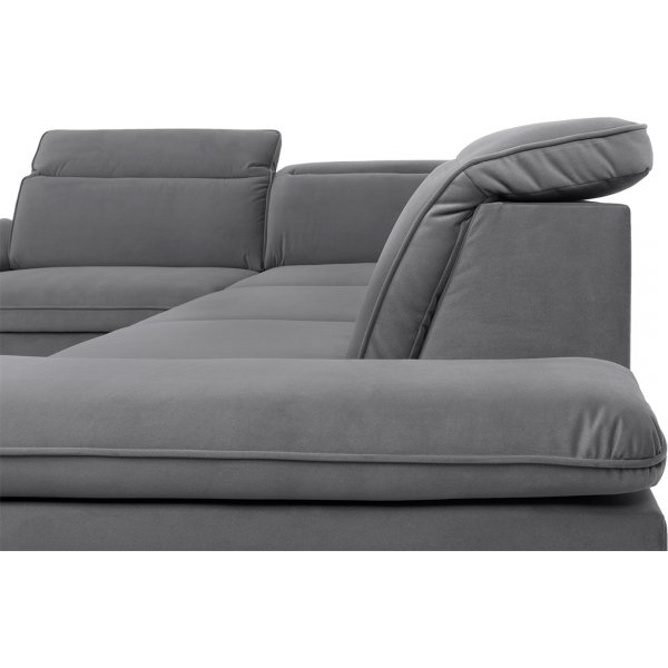 Darby Ecksofa links - Grau