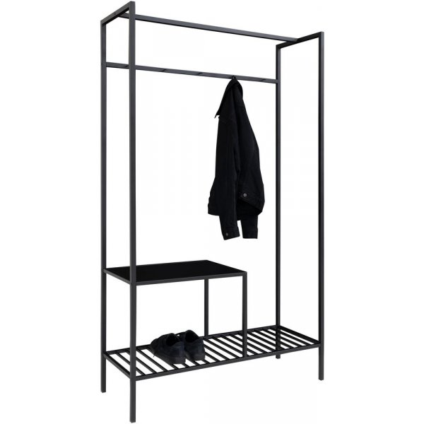 Weiße schwarze Kleiderbügel Weiße schwarze Kleiderbügel