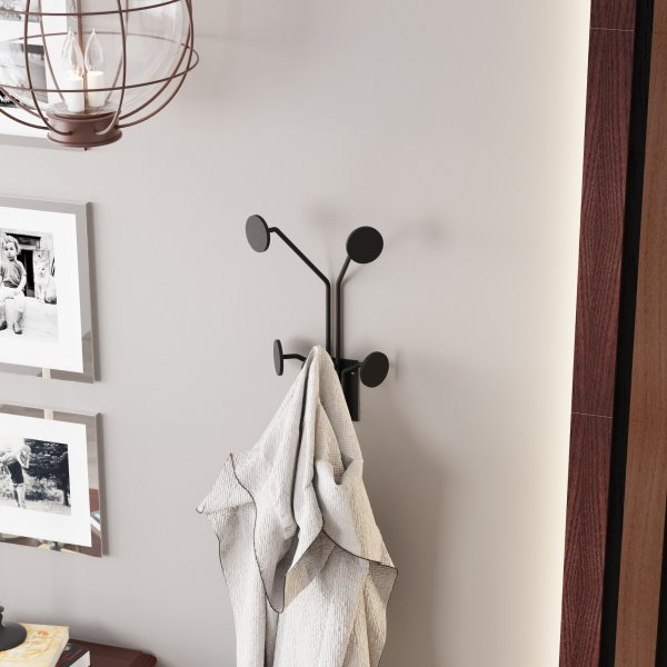 Giraffen-Kleiderbügel - Schwarz Giraffen-Kleiderbügel - Schwarz