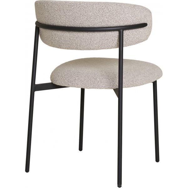 Mira Esszimmerstuhl - Sandfarbenes Bouclé Mira Esszimmerstuhl - Sandfarbenes Bouclé