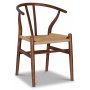 PiPi Essgruppe ovaler Esstisch 240 cm Nussbaum + 6 Bertil Esszimmersthle - Nussbaum + 6.00 x Serviettenringe