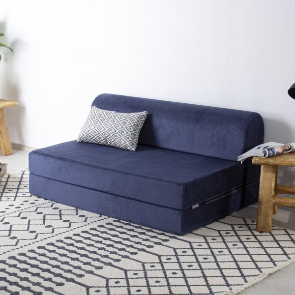 Magic 2-Sitzer-Schlafsofa - Blau Magic 2-Sitzer-Schlafsofa - Blau